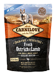 Carnilove Fresh Ostrich & Lamb Small 1,5 kg