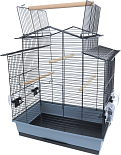 Inter-Zoo vogelkooi Iza 3 Cabrio Zwart/Grijs