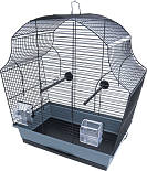 Inter-Zoo vogelkooi Margot 2 Zwart/Grijs