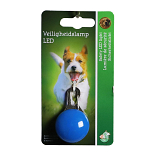 Veiligheidslampje Led met metalen Clip Blauw