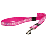 Rogz Hondenlijn Lang Fancy Dress Pink Paw