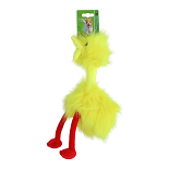 Hondenspeelgoed Fluffy Bird Geel/Rood met Piep