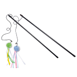 Beeztees Kattenhengel Bal met Lint Assorti