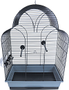 Inter-Zoo vogelkooi Sonia Zwart/Grijs
