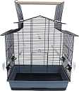 Inter-Zoo vogelkooi <br>Iza 3 Cabrio Zwart/Grijs
