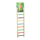 Vogelspeelgoed Ladder 9-Traps Gekleurd 54 cm