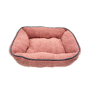 Hondenmand Teddy met Bies Roze<br> 50 x 40 cm