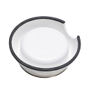 Designed by Lotte Voer- en Drinkbak Meis Wit