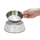 Designed by Lotte Voer- en Drinkbak Meis Wit