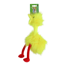 Hondenspeelgoed Fluffy Bird Geel/Rood met Piep