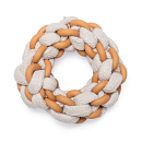 Beeztees Puppy Dental Touwring Mik<br> Ø 8 x 3 cm