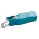 Beeztees drinkfles draagbaar met clip blauw