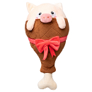 FuzzYard Hondenspeelgoed Ham a Merry Pigmas L