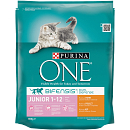Purina One Kattenvoer Junior kip en volkoren granen 800 gr