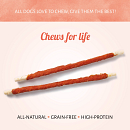 Antos Rawhide White Roll met Chicken <br>46 cm 2 st