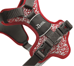 Hunter hondentuig Divo Reflective Rood/Grijs