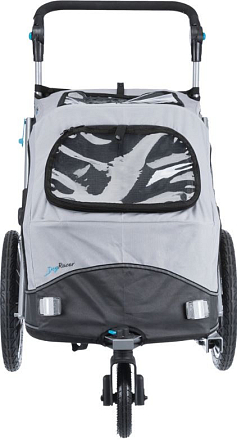 TRIXIE Opvouwbare Hondenfietskar Grijs