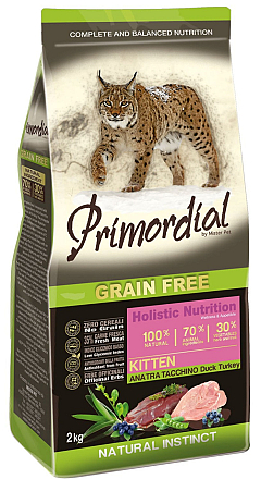Primordial Kitten Duck & Turkey 2 kg