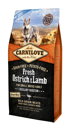 Carnilove Fresh Ostrich & Lamb Small 6 kg
