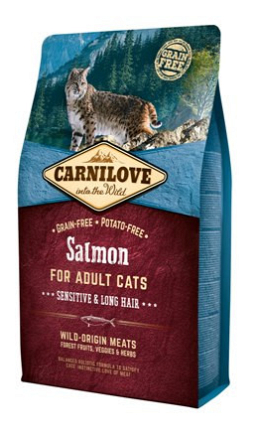 Carnilove Salmon Sensitive & Long hair <br>2 kg