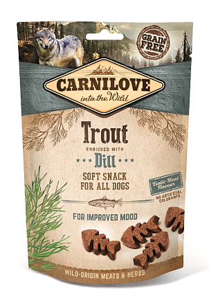 Carnilove Soft Snack Trout with Dill 200 gr