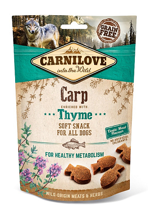Carnilove Soft Snack Carp with Thyme 200 gr