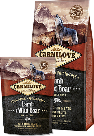 Carnilove Lamb & Wild Boar Adult 4 kg