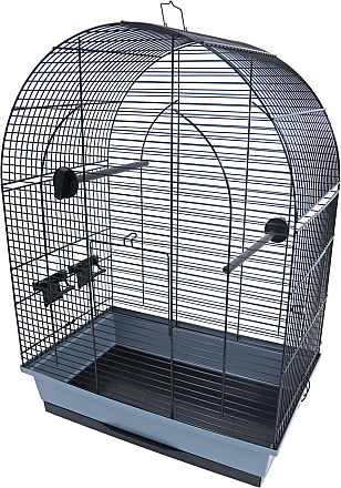 Inter-Zoo vogelkooi <br>Lusi 2 Zwart/Grijs