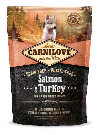 Carnilove Salmon & Turkey Puppy Large <br>1,5 kg