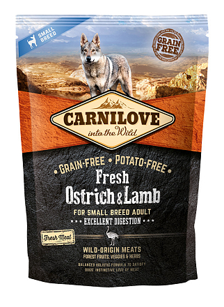 Carnilove Fresh Ostrich & Lamb Small 1,5 kg