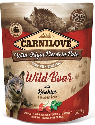 Carnilove Wild Boar with Rosehips 300 gr