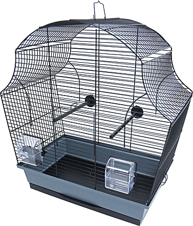Inter-Zoo vogelkooi Margot 2 Zwart/Grijs