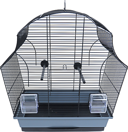 Inter-Zoo vogelkooi Margot 2 Zwart/Grijs