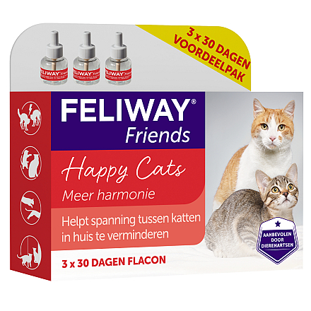 Feliway Friends refill tripack 3 x 48 ml