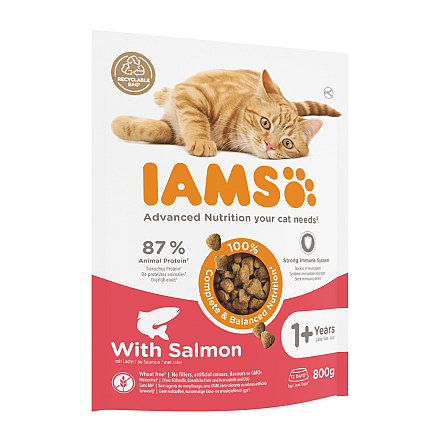 IAMS Kattenvoer Adult Zalm 800 gr