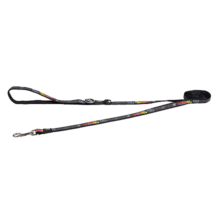 Rogz Hondenlijn Fancy Dress Multi Bone Black