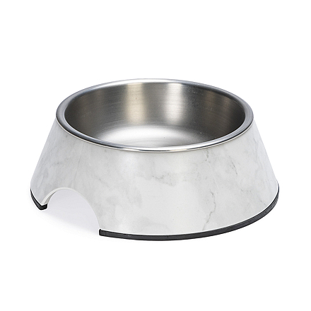 Designed by Lotte Voer- en Drinkbak Meis Wit