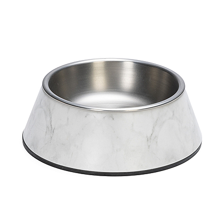 Designed by Lotte Voer- en Drinkbak Meis Wit