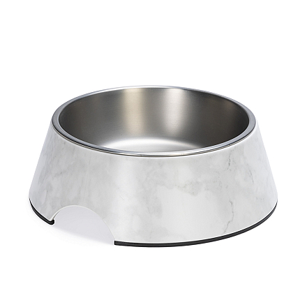 Designed by Lotte Voer- en Drinkbak Meis Wit