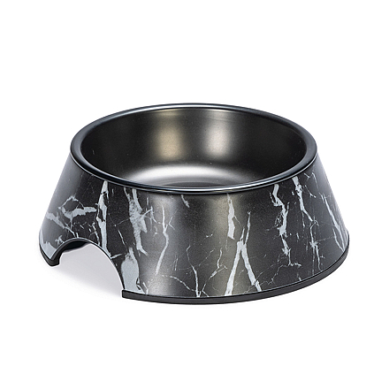 Designed by Lotte Voer- en Drinkbak Meis Zwart