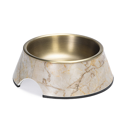 Designed by Lotte Voer- en Drinkbak Meis Beige