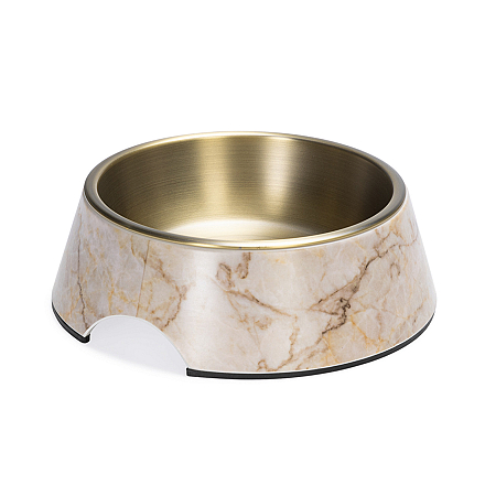 Designed by Lotte Voer- en Drinkbak Meis Beige