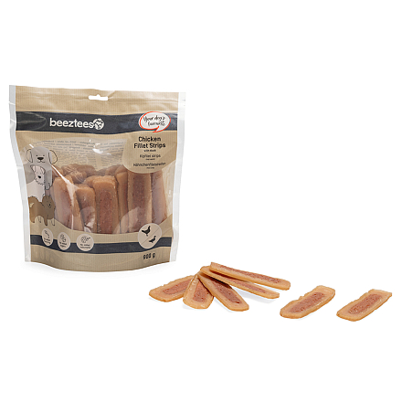 Beeztees Kipfilet Strips met Eend 900 gr