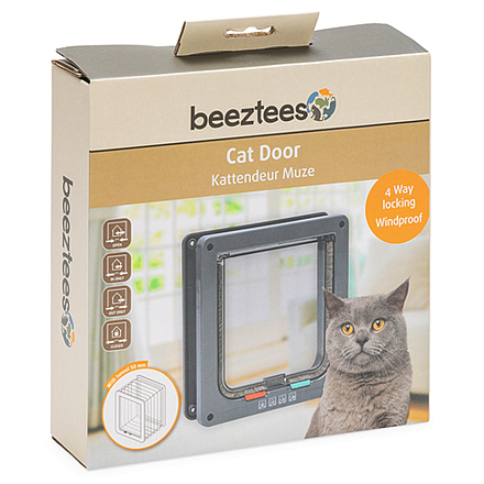 Beeztees Kattenluik Muze Antraciet 19,2 cm