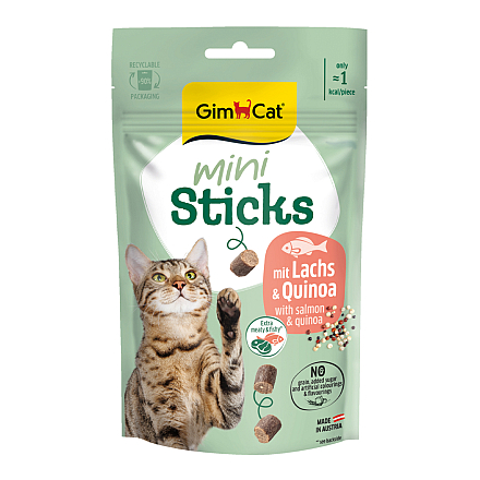 GimCat Mini Sticks Zalm & Quinoa 50 gr