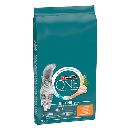 Purina One Kattenvoer Adult Kip & Tarwe<br> 7,5 kg