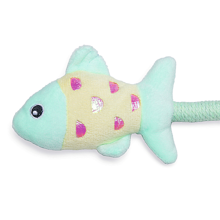 Beeztees Kittenspeelgoed Vis met Touw Roxy