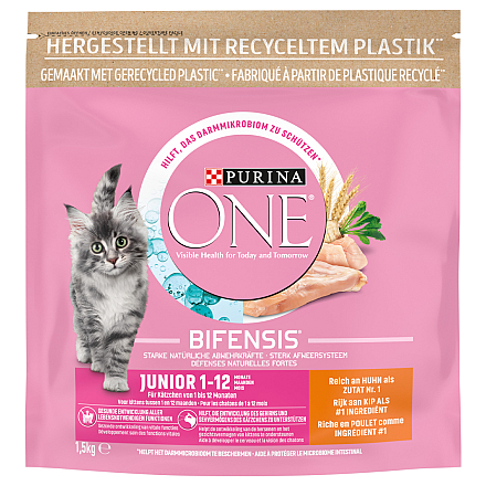 Purina One Kattenvoer Junior Kip 1,5 kg