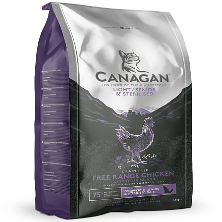 Canagan Free Range Chicken Light/Senior <br>6 kg
