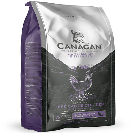 Canagan Free Range Chicken Light/Senior <br>2 kg